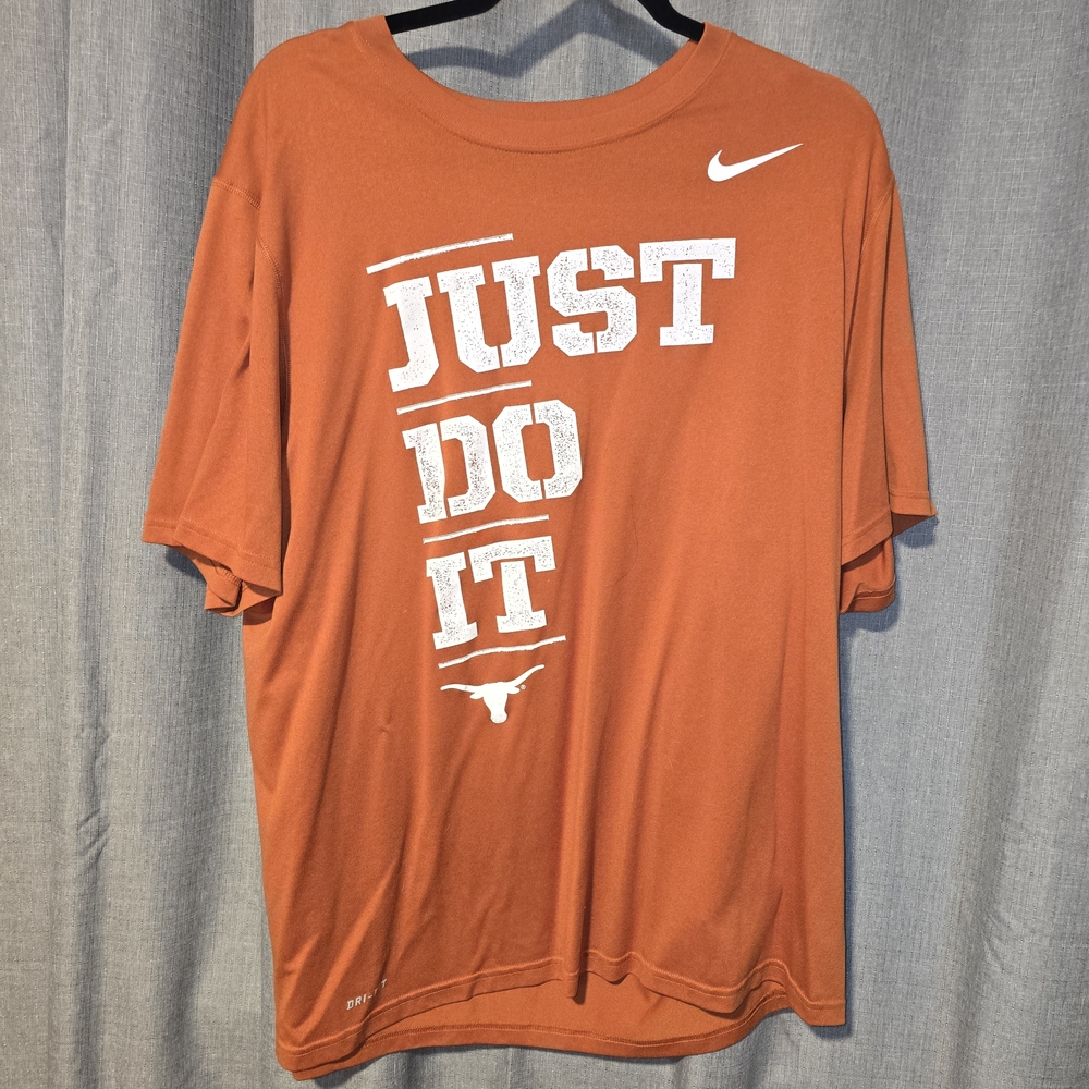 Nike Men's Texas Longhorns Just Do It Short Sleeve Tee